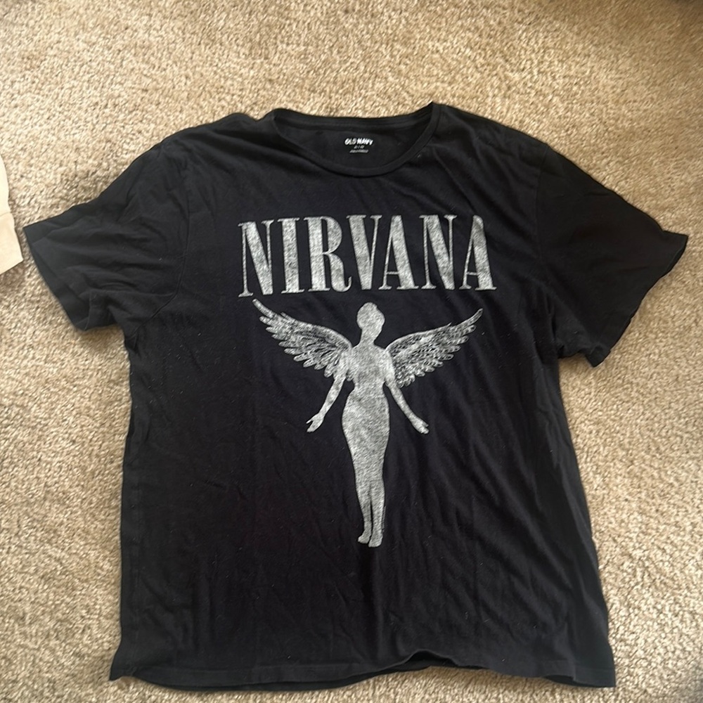 Old Navy Black Short Sleeve Tee